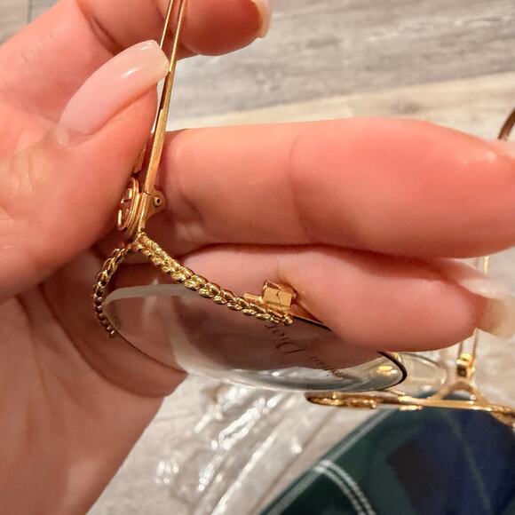 Christian Dior Vintage Gold Braided Frame Reading Glasses - Picture 3 of 10